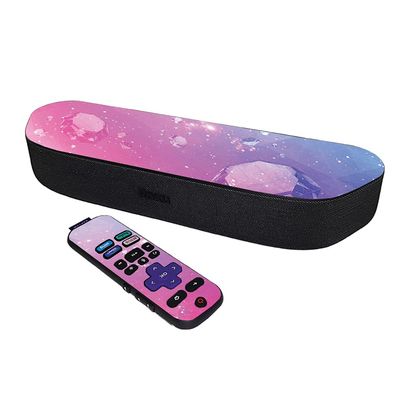 MightySkins Skin Compatible with Roku Streambar Media Player (2020) - Pink Diamond | Protective, Durable, and Unique Vinyl Decal wrap Cover | Easy to Apply and Change Styles | Made in The USA