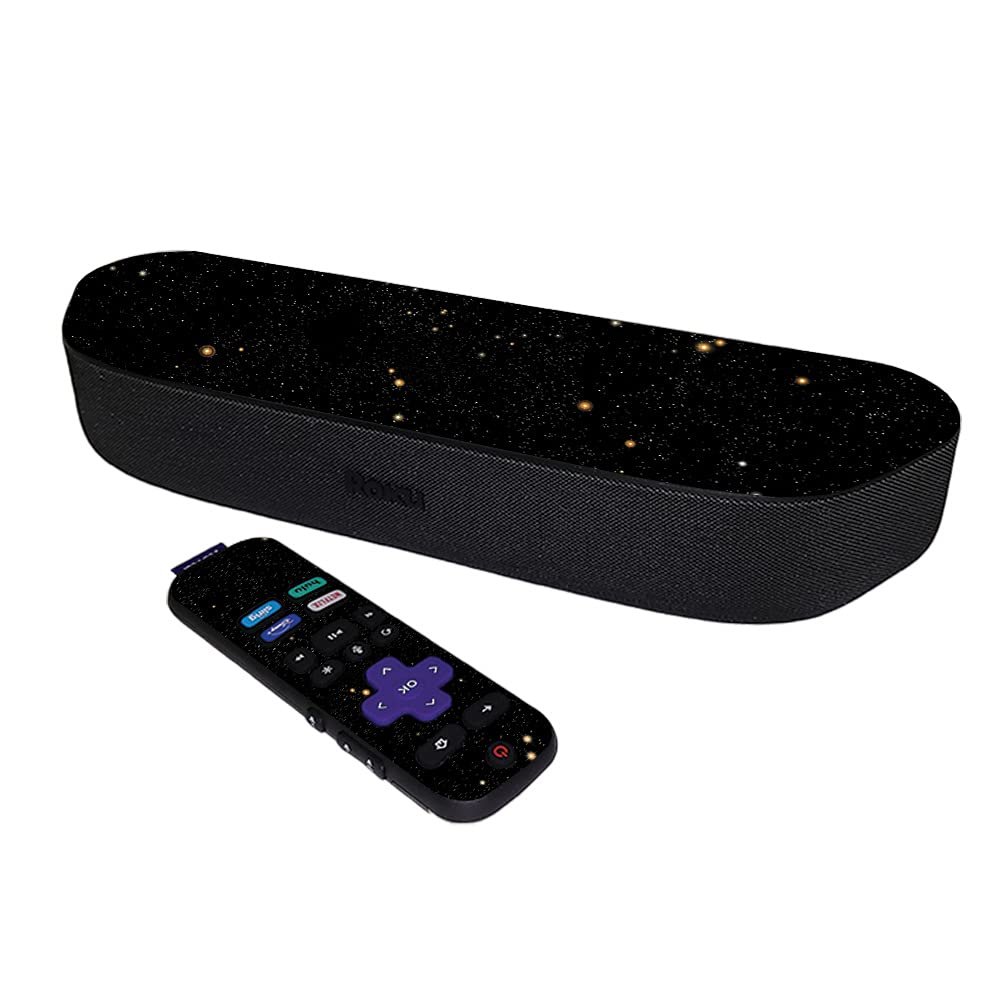 MightySkins Skin Compatible with Roku Streambar Media Player (2020) - Deep Space | Protective, Durable, and Unique Vinyl Decal wrap Cover | Easy to Apply and Change Styles | Made in The USA