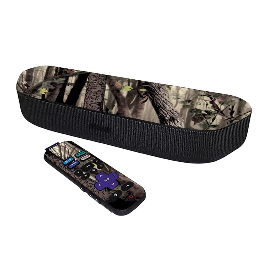 MightySkins Skin Compatible with Roku Streambar Media Player (2020) - Tree Camo | Protective, Durable, and Unique Vinyl Decal wrap Cover | Easy to Apply and Change Styles | Made in The USA