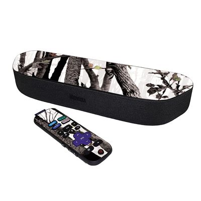MightySkins Skin Compatible with Roku Streambar Media Player (2020) - Artic Camo | Protective, Durable, and Unique Vinyl Decal wrap Cover | Easy to Apply and Change Styles | Made in The USA