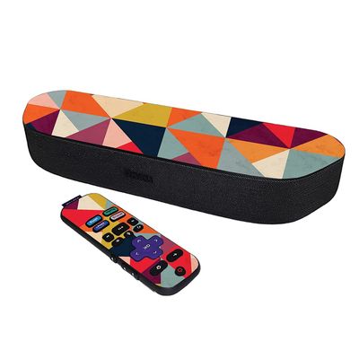 MightySkins Skin Compatible with Roku Streambar Media Player (2020) - Bright and Happy | Protective, Durable, and Unique Vinyl Decal wrap Cover | Easy to Applys | Made in The USA
