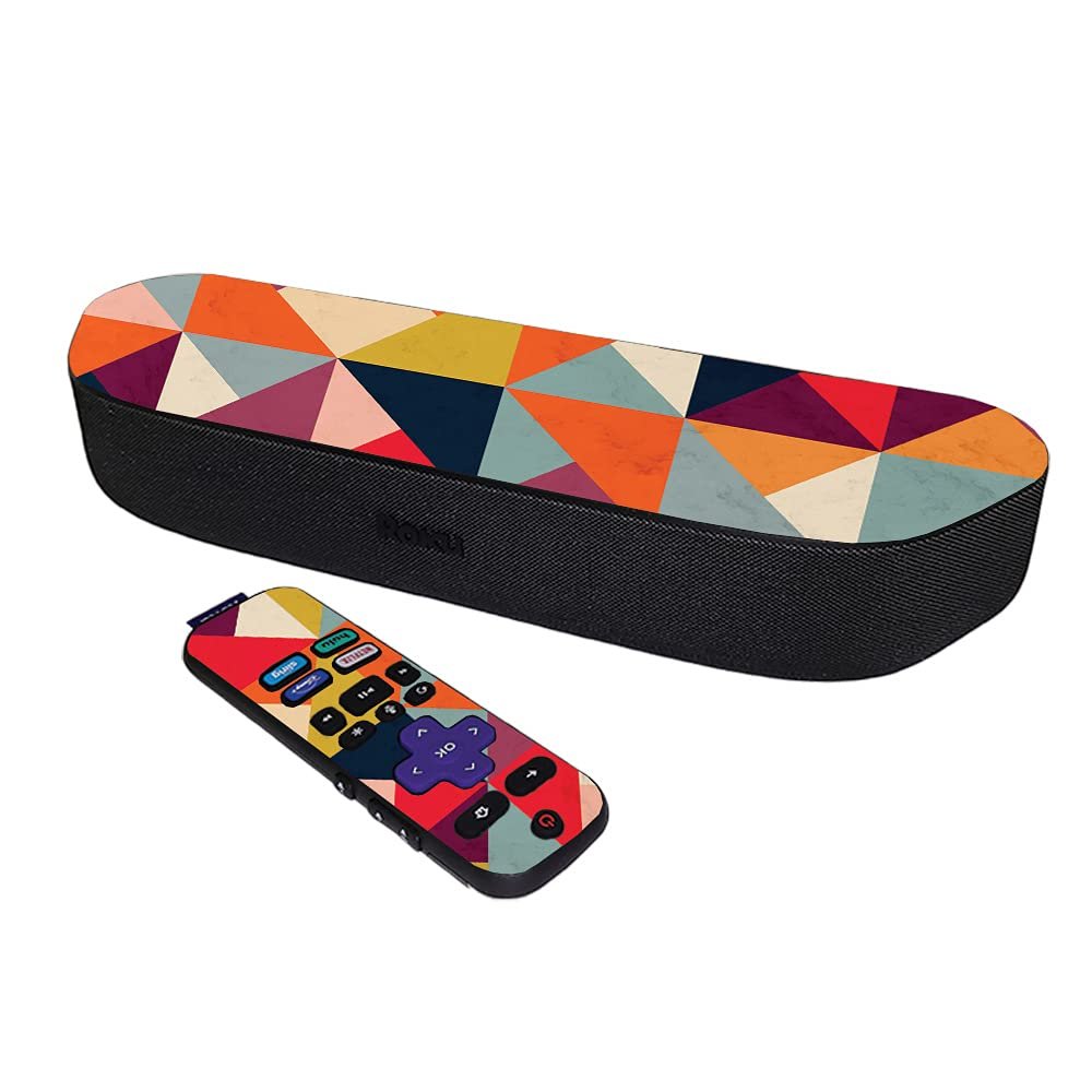 MightySkins Skin Compatible with Roku Streambar Media Player (2020) - Bright and Happy | Protective, Durable, and Unique Vinyl Decal wrap Cover | Easy to Applys | Made in The USA