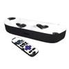 MightySkins Skin Compatible with Roku Streambar Media Player (2020) - Ink Hearts | Protective, Durable, and Unique Vinyl Decal wrap Cover | Easy to Apply and Change Styles | Made in The USA view 1
