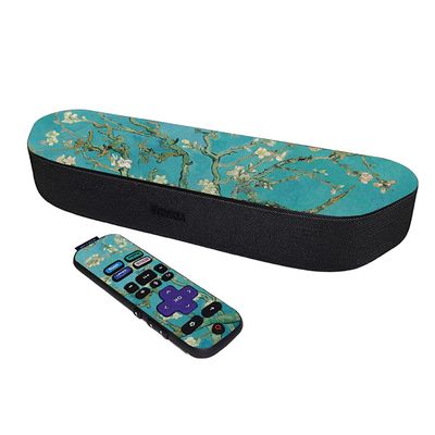 MightySkins Skin Compatible with Roku Streambar Media Player (2020) - Almond Blossom | Protective, Durable, and Unique Vinyl Decal wrap Cover | Easy to Apply and Change Styles | Made in The USA