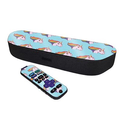 MightySkins Glossy Glitter Skin Compatible with Roku Streambar Media Player (2020) - Pretty Unicorn | Protective, Durable High-Gloss Glitter Finish | Easy to Apply | Made in The USA