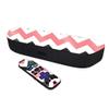 MightySkins Glossy Glitter Skin Compatible with Roku Streambar Media Player (2020) - Black Pink Chevron | Protective, Durable High-Gloss Glitter Finish | Easy to Apply | Made in The USA view 1
