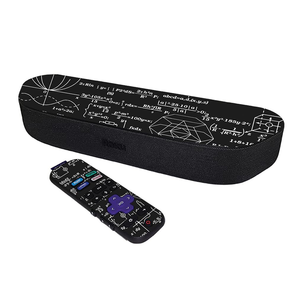 MightySkins Skin Compatible with Roku Streambar Media Player (2020) - Mathematical | Protective, Durable, and Unique Vinyl Decal wrap Cover | Easy to Apply and Change Styles | Made in The USA
