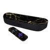 MightySkins Skin Compatible with Roku Streambar Media Player (2020) - Black Gold Marble | Protective, Durable, and Unique Vinyl Decal wrap Cover | Easy to Apply | Made in The USA view 1