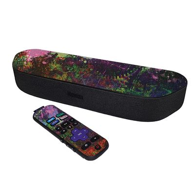 MightySkins Skin Compatible with Roku Streambar Media Player (2020) - Paint Drip | Protective, Durable, and Unique Vinyl Decal wrap Cover | Easy to Apply and Change Styles | Made in The USA
