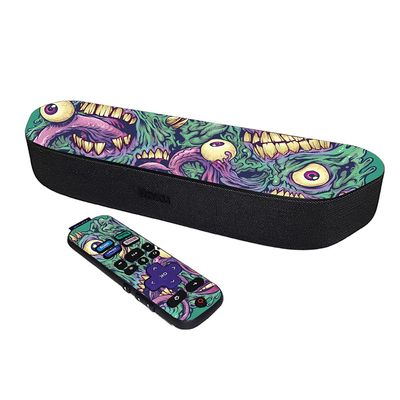 MightySkins Skin Compatible with Roku Streambar Media Player (2020) - Eyes and Teeth | Protective, Durable, and Unique Vinyl Decal wrap Cover | Easy to Apply and Change Styles | Made in The USA