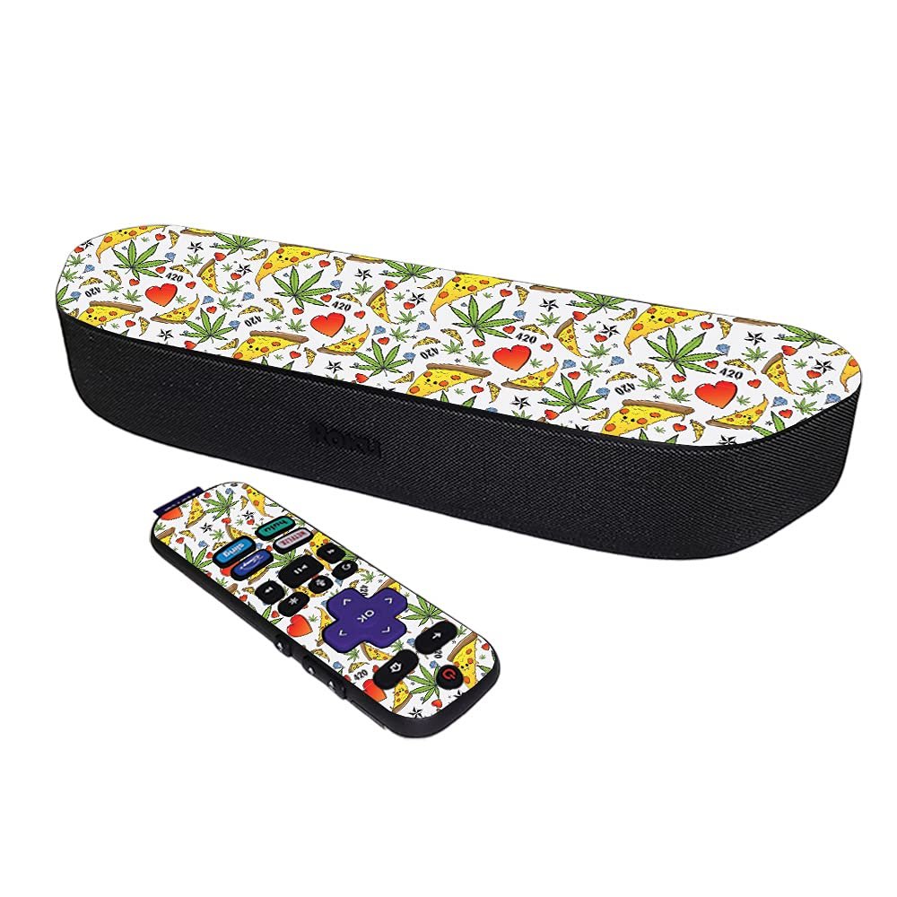 MightySkins Skin Compatible with Roku Streambar Media Player (2020) - Munchies | Protective, Durable, and Unique Vinyl Decal wrap Cover | Easy to Apply and Change Styles | Made in The USA