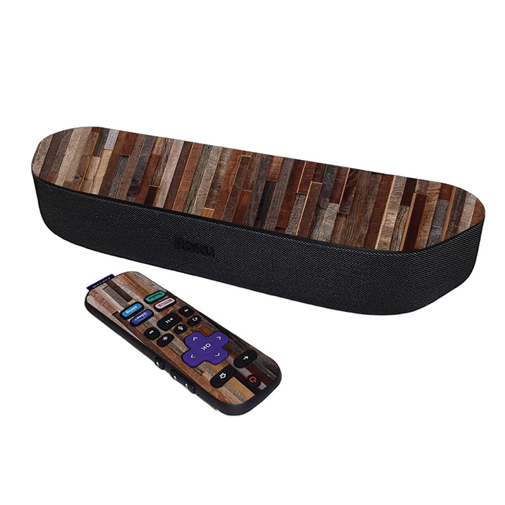 MightySkins Skin Compatible with Roku Streambar Media Player (2020) - Woody | Protective, Durable, and Unique Vinyl Decal wrap Cover | Easy to Apply, Remove, and Change Styles | Made in The USA