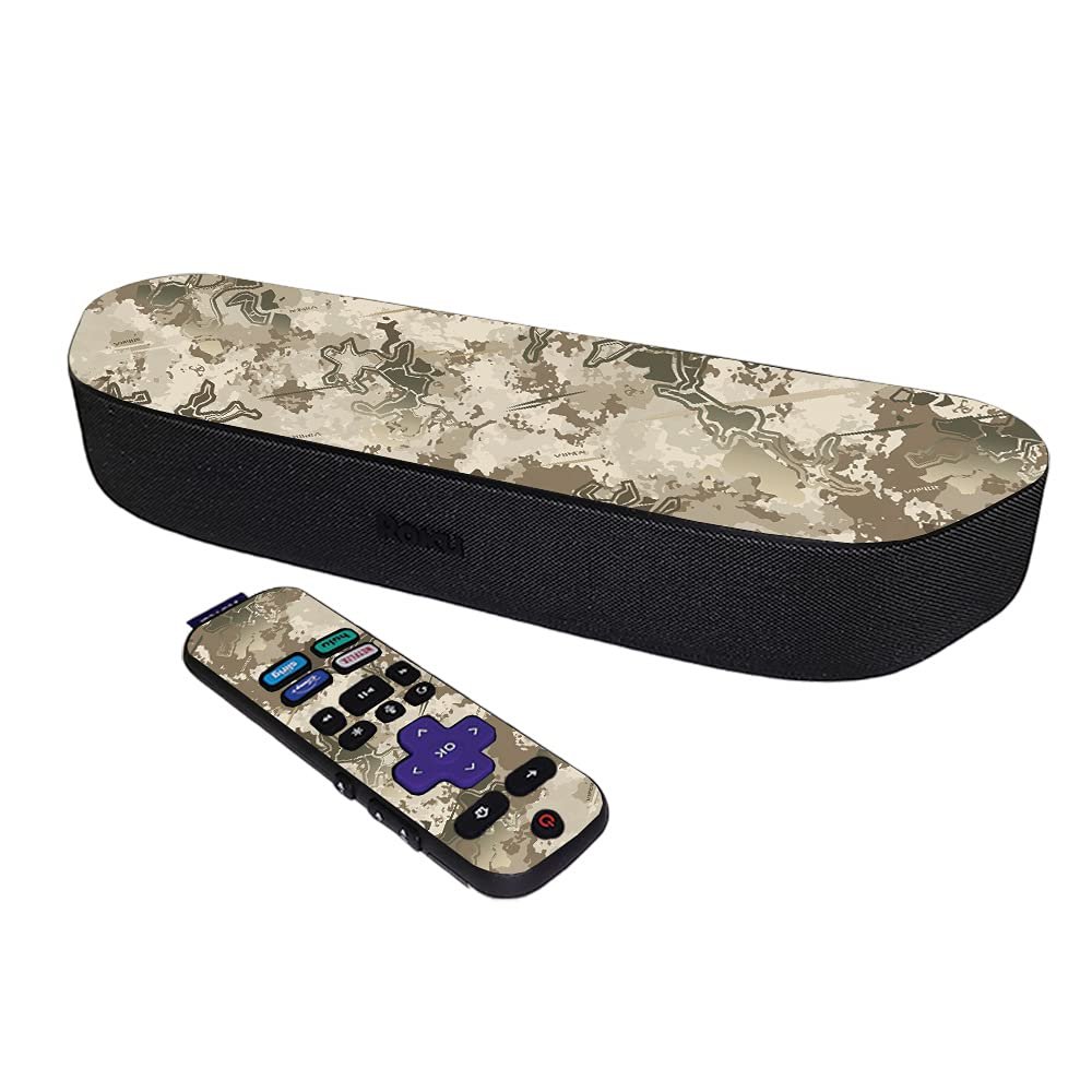 MightySkins Skin Compatible with Roku Streambar Media Player (2020) - Viper Western | Protective, Durable, and Unique Vinyl Decal wrap Cover | Easy to Apply and Change Styles | Made in The USA