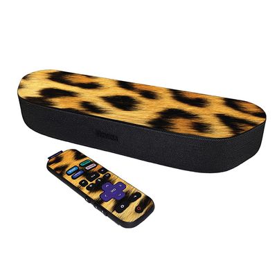 MightySkins Skin Compatible with Roku Streambar Media Player (2020) - Cheetah | Protective, Durable, and Unique Vinyl Decal wrap Cover | Easy to Apply and Change Styles | Made in The USA
