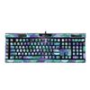 MightySkins Glossy Glitter Skin Compatible with Corsair K95 RGB Platinum XT - Blue Scales | Protective, Durable High-Gloss Glitter Finish | Easy to Apply, Remove, and Change Styles | Made in The USA view 1