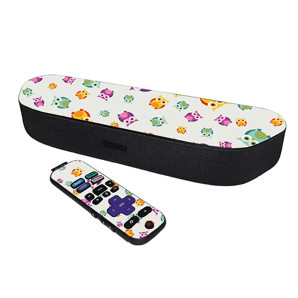 MightySkins Skin Compatible with Roku Streambar Media Player (2020) - Owls | Protective, Durable, and Unique Vinyl Decal wrap Cover | Easy to Apply, Remove, and Change Styles | Made in The USA