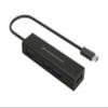 Conceptronic HUBBIES07B / 4-Port USB 3.0 Aluminium HUB / 3.1 / C / 4 x 3.0 / Black view 1