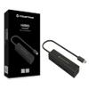 Conceptronic HUBBIES07B / 4-Port USB 3.0 Aluminium HUB / 3.1 / C / 4 x 3.0 / Black view 2