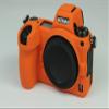 Z6/Z7 II Case, BolinUS Fullbody Ultra-Thin Lightweight Rubber Soft Silicone Housing Case Bag Cover for Nikon Z6 II/Z7 II (Orange) view 4