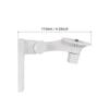 uxcell Adjustable Security Camera Bracket, Plastic Wall Mount CCTV Stand 110mm Height for Home Surveillance System Mounting, White view 3