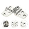 Cabinet Hinges 2pcs Marine Boat Hatch Hinge Heavy Duty Stainless Steel Folding Flag for Boat Deck RVS Window Cupboard Accessories view 3
