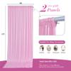 10 ft x 10 ft Pink Backdrop Curtains for Parties, Wrinkle Free Baby Pink Photography Backdrop Drapes for Wedding Grils Birthday Baby Shower Bridal Shower Party view 4