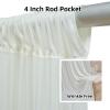 10 ft x 10 ft Wrinkle Free Ivory Backdrop Curtain for Wedding Parties, Polyester Ivory Photo Backdrop Drapes 2 Panels 5x10ft for Baby Shower Photoshoot Engagement Birthday Party Photography Background view 2