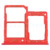 Dual SIM Double Card Tray Slot Holder Replacement Compatible with Samsung Galaxy A2 Core 2019 A260F/DS A260G/DS (Red) view 1