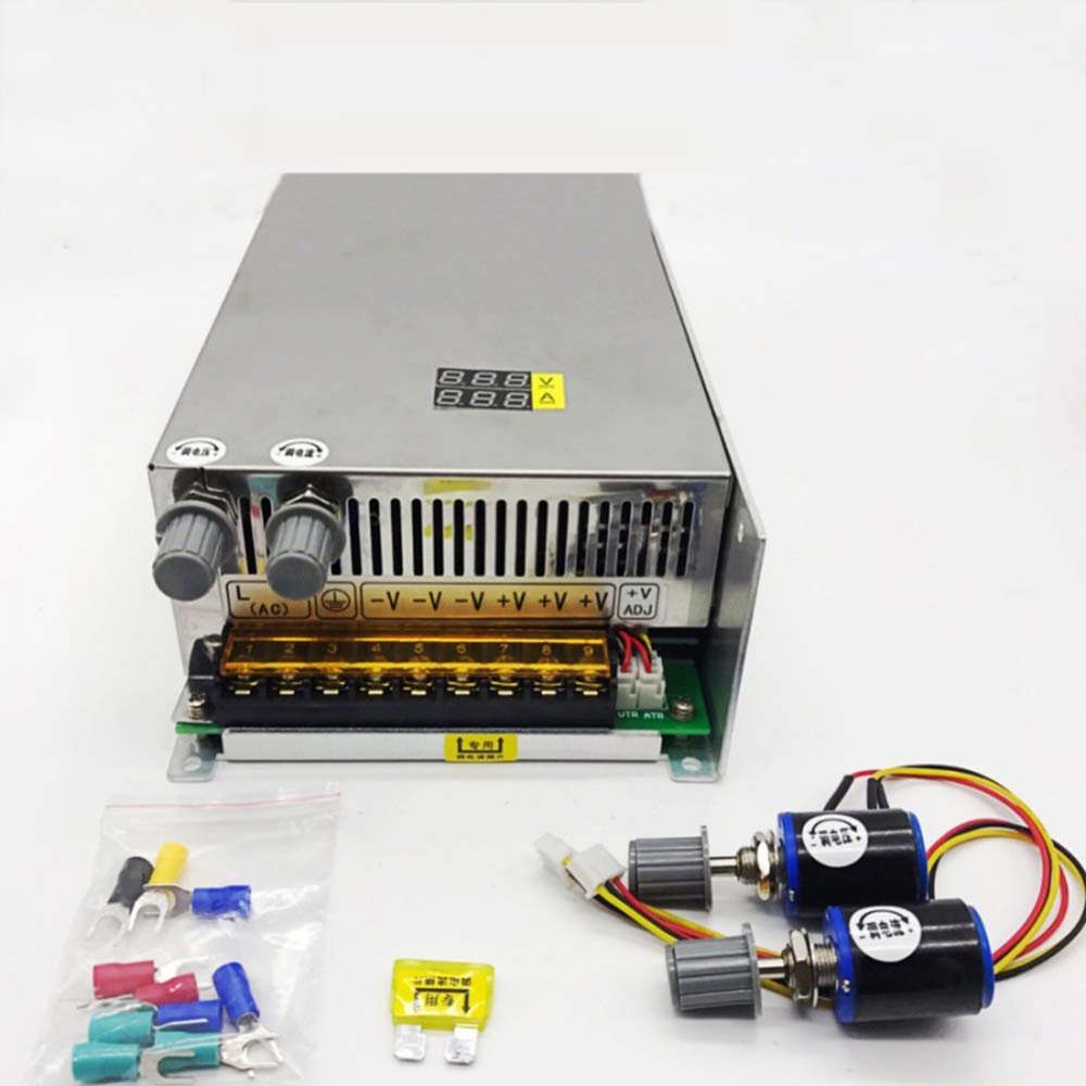 1000W 0-60V 0-17A Current and Voltage Adjustable Power Supply Current limiting Switching Power Supply 60V Transformer with Digital Display 110/220VAC