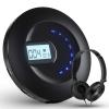 CD Player Portable, Rechargeable Portable CD Player for Home Car and Travel with Headphone and Anti-Skip/Shockproof, Compact Player with LCD Display, AUX Cable, Backlight view 1