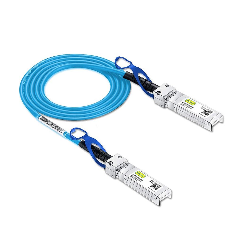 10Gtek Blue 25G SFP+ DAC Cable - 25GBASE-CR SFP28 to SFP28 Passive Direct Attach Copper Twinax Cable for Cisco, Ubiquiti, MikroTik, Supermicro and More, 0.3-Meter(1ft)