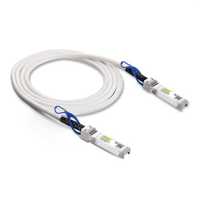 10Gtek [White 25G SFP28 SFP+ DAC Cable - 25GBASE-CR SFP28 to SFP28 Passive Direct Attach Copper Twinax Cable for Cisco SFP-H25GB-CU3M, Ubiquiti, MikroTik, Arista, Supermicro and More, 3-Meter(10ft)
