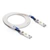 10Gtek [White 25G SFP28 SFP+ DAC Cable - 25GBASE-CR SFP28 to SFP28 Passive Direct Attach Copper Twinax Cable for Cisco SFP-H25GB-CU3M, Ubiquiti, MikroTik, Arista, Supermicro and More, 3-Meter(10ft) view 1