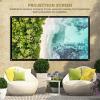 100 inch 16:9 Thicken Portable Non Crease Foldable Projection Screen,Soft White Polyester Projector Curtain Projection Screen,Suitable for Home Theater, Conference, Outdoor Camping Movie view 2