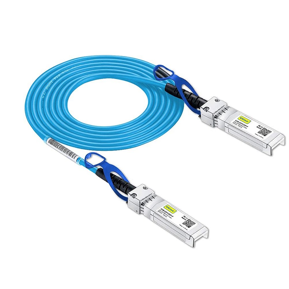 10Gtek Blue 25G SFP+ DAC Cable - 25GBASE-CR SFP28 to SFP28 Passive Direct Attach Copper Twinax Cable for Cisco, Ubiquiti, MikroTik, Supermicro and More, 2-Meter(6.6ft)