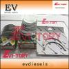 For ISUZU excavator 3KC2 rebuild kit piston liner ring bearing gasket view 3