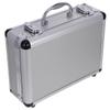DOITOOL 12.5in Silver Aluminum Briefcase with Lock, Aluminum Briefcase for Men or Women, Metal Hard Case with Foam for Travelers Luggage Craftsman Travel Cash (12.5x9x4.3 Inch) view 1