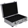 DOITOOL 12.5in Silver Aluminum Briefcase with Lock, Aluminum Briefcase for Men or Women, Metal Hard Case with Foam for Travelers Luggage Craftsman Travel Cash (12.5x9x4.3 Inch) view 2
