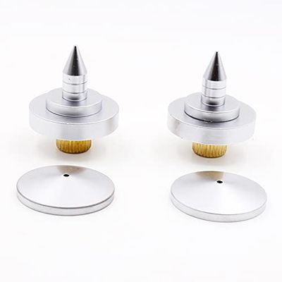 35X37mm HiFi Audio Speaker Spike Isolation Feet Brass Cone Turntable Amplifier Amp Cone Speaker pad 4sets