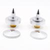 35X37mm HiFi Audio Speaker Spike Isolation Feet Brass Cone Turntable Amplifier Amp Cone Speaker pad 4sets view 1