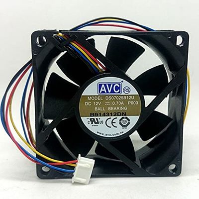 DS07025B12U 12V Fan 7025 12V 0.7A 4-Wire Chassis Fan
