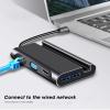 Type C Docking Station Adapter, 7in 1 Multi Function HD Multimedia Interface VGA PD USB Hub, for laptops, Mobile Phones, Tablets and Other Devices with USB 3.0 Type C Interface view 2