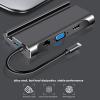 Type C Docking Station Adapter, 7in 1 Multi Function HD Multimedia Interface VGA PD USB Hub, for laptops, Mobile Phones, Tablets and Other Devices with USB 3.0 Type C Interface view 3