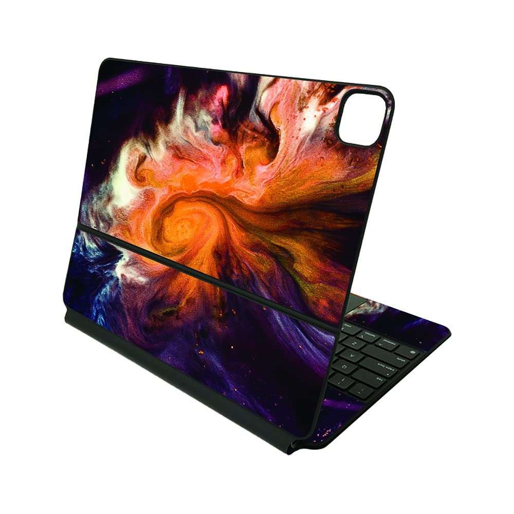 MightySkins Skin Compatible with Apple Magic Keyboard for iPad Pro 12.9" (3rd-6th Generation) - Andromeda | Protective, Durable, and Unique Vinyl Decal wrap Cover | Easy to Apply | Made in The USA,APIPSK1221-Andromeda