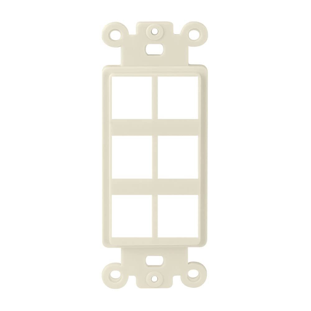6-Port Keystone Insert Strap, Light Almond