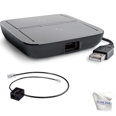 GTW Poly MDA 220 USB Hub for Deskphone, PC, Mac USB-A, Built for Communications Applications Compatible with Zoom, Teams, Avaya Cloud, Cisco Webex, RingCentral and More GTW Microfiber Included