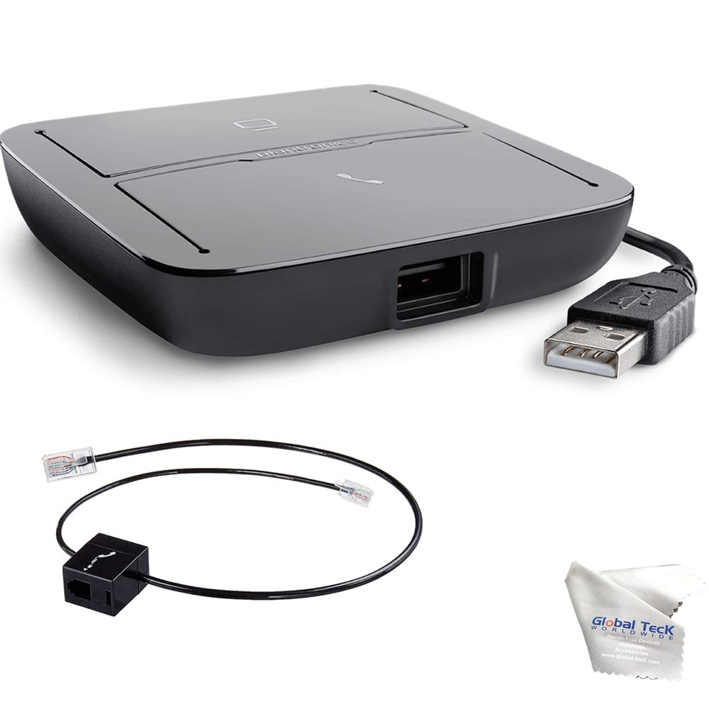 GTW Poly MDA 220 USB Hub for Deskphone, PC, Mac USB-A, Built for Communications Applications Compatible with Zoom, Teams, Avaya Cloud, Cisco Webex, RingCentral and More GTW Microfiber Included