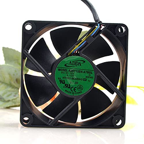 AD0712DX-A7BGL 12V 70mm Fan 12V 0.12A 4-Wire Chassis Cooling Fan