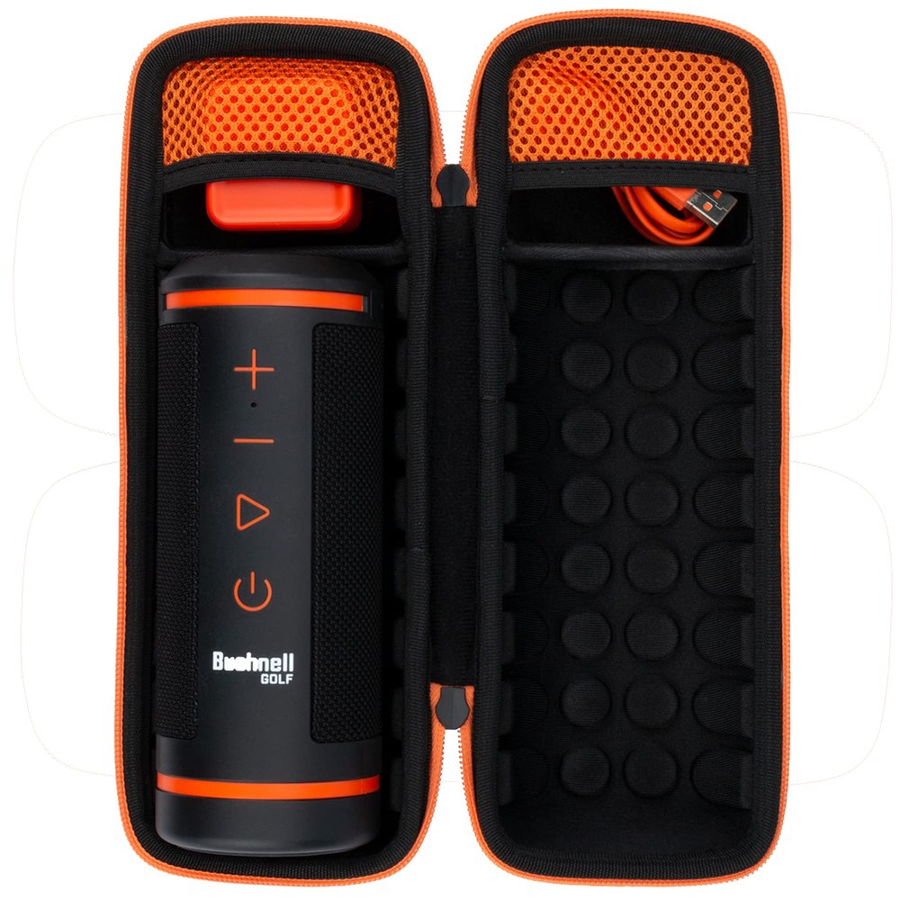 Aenllosi for Bushnell Golf Wingman 2/Wingman GPS Speaker Hard Carrying Case, Bushnell Golf Speaker Storage Organizer (Case Only)