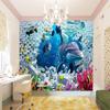 Niwo ART - Sea World, Wall Mural for Kid's room| Self-Adhesive Large Wallpaper (64"x96") view 1